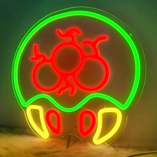 Fun Bright Metroid Prime LED Night Light Video Game Room Wall Decoration