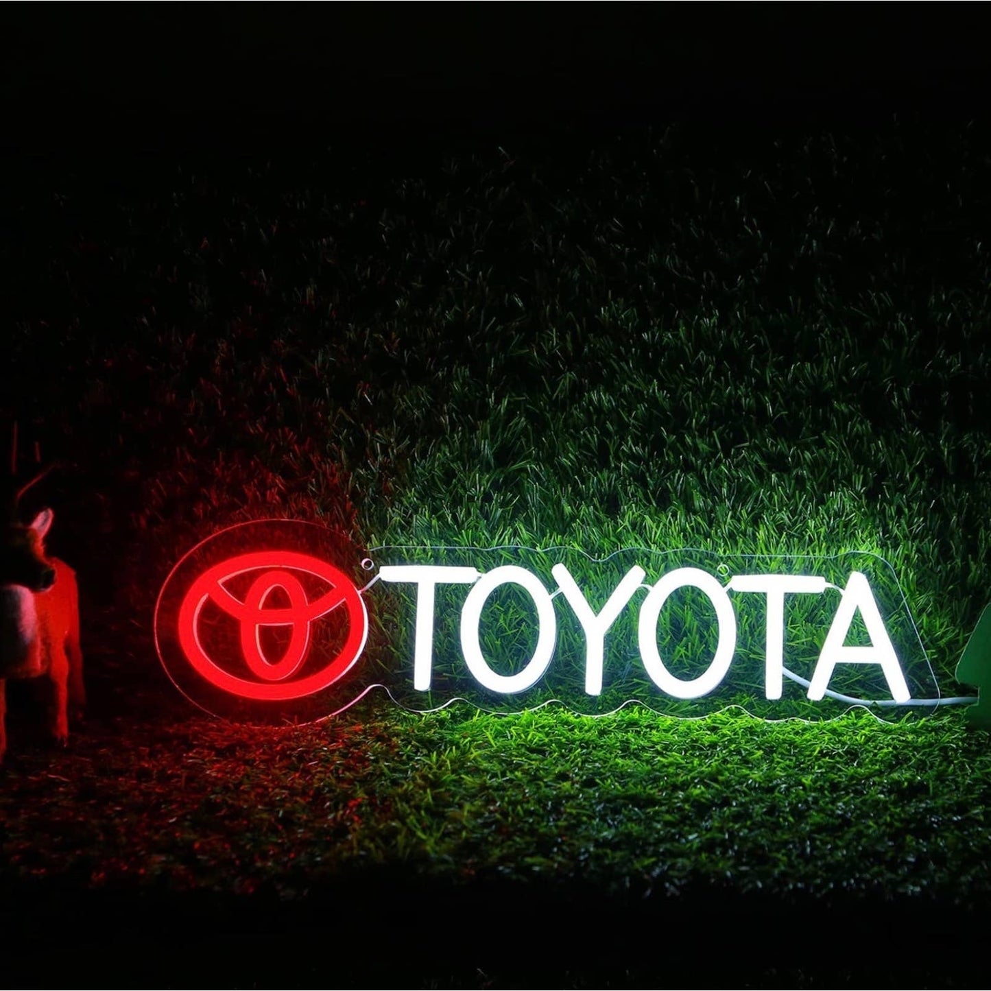 Bright Toyota Automotive Logo LED Night Light Car Dealer Garage Decor