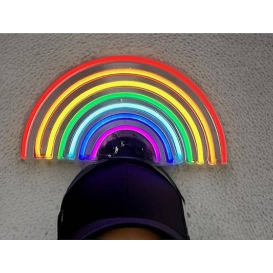 Fun Bright Rainbow LED Hat Light