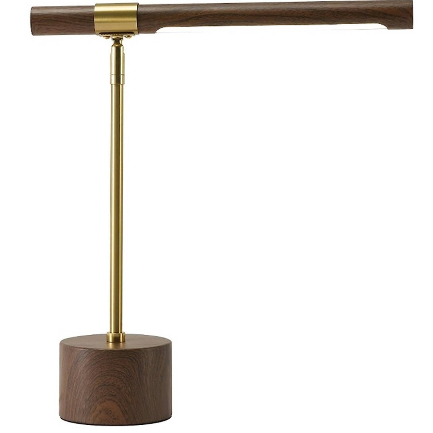 Unique Luxury Designed LED Touch Warm and Cool Light Faux Wood Lamp