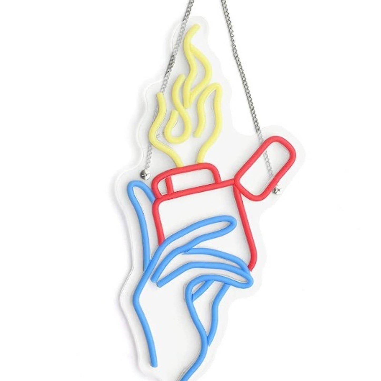 Vivid Bright Lighter in Hand LED Night Light Room Wall Decoration