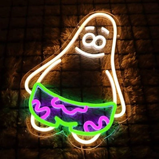Fun Vivid Bright Patrick Star LED Night Light Nickelodeon Cartoon Decor