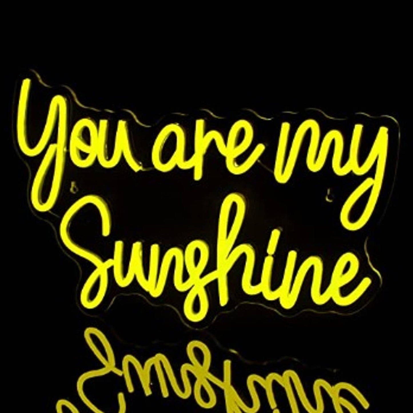 Lovely Warm Bright Yellow “You Are My Sunshine” LED Night Light Room Wall Decora