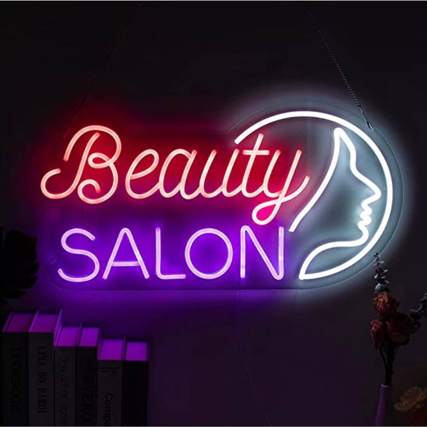 Lovely Vivid Bright Beauty Salon LED Business Light Spa Sign Wall Decoration