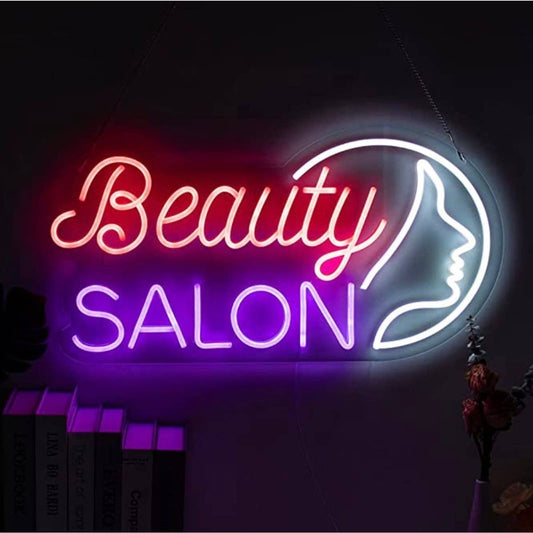 Lovely Vivid Bright Beauty Salon LED Business Light Spa Sign Wall Decoration