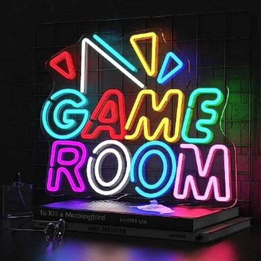 Crazy Fun Bright Colorful Game Room LED Night Light Gamer Decoration