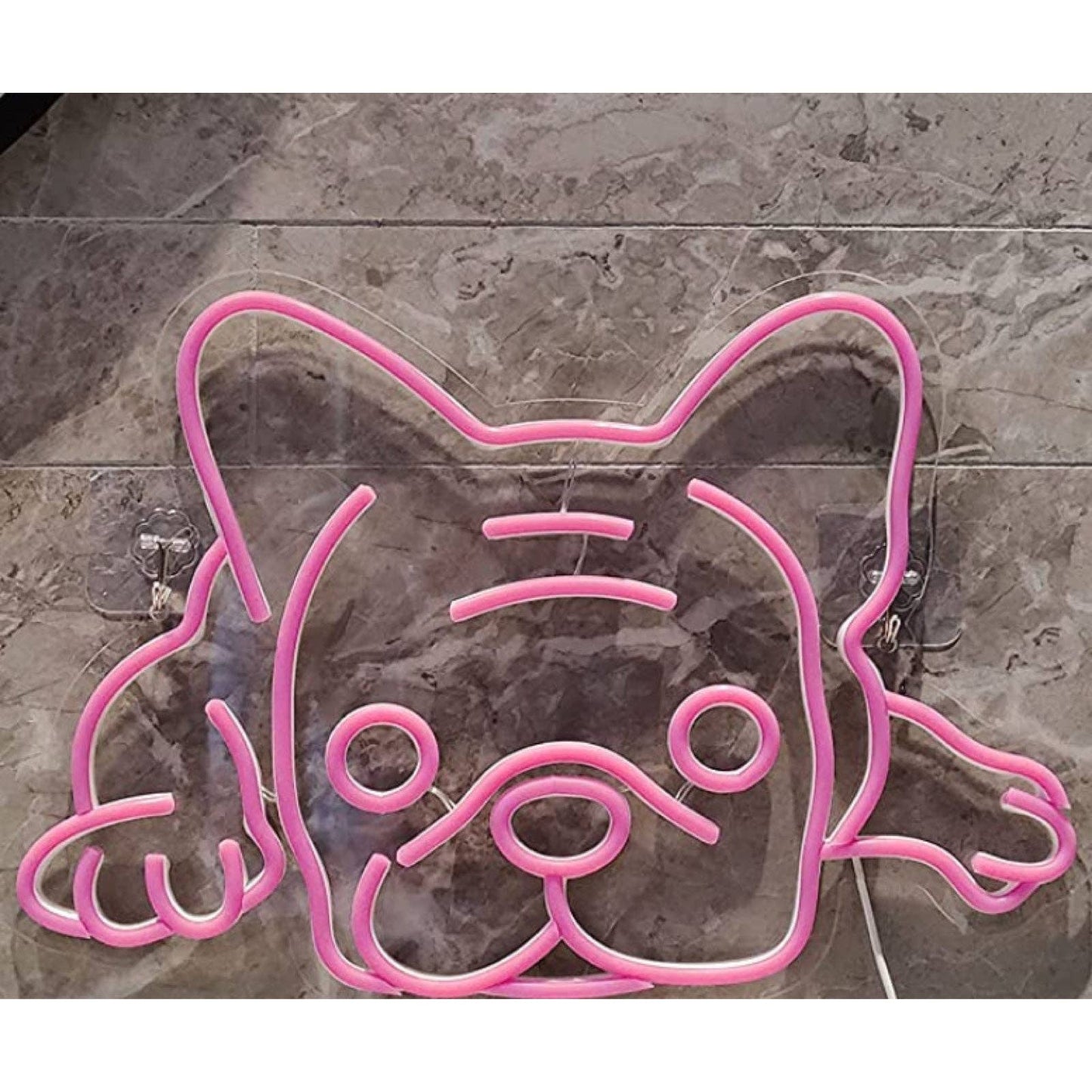 Super Adorable Bright White Chilling Frenchie French Bulldog LED Night Light
