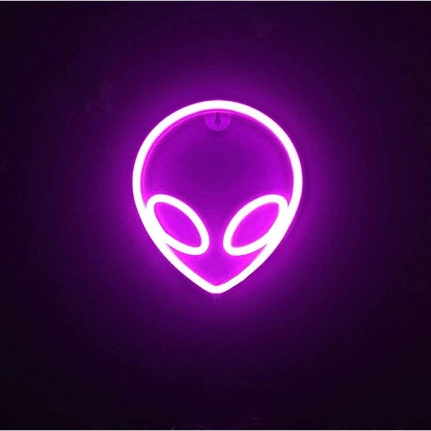 Cool Pink LED Light Up Alien Decor