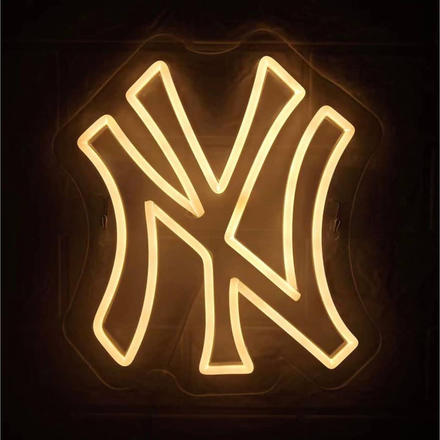 Cool Bright New York Yankees Baseball Team Logo LED Night Light MLB Decor