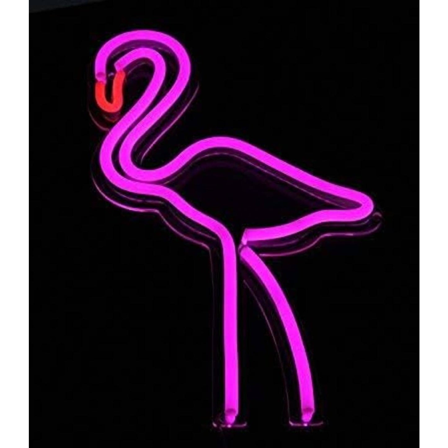 Tall Vivid Bright Thin Flamingo LED Night Light Room Wall Decoration