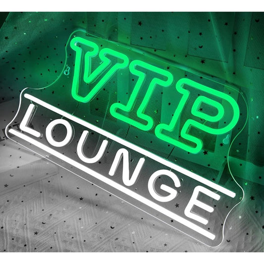 Vivid Bright Green White VIP Lounge LED Light Room Wall Party Decoration