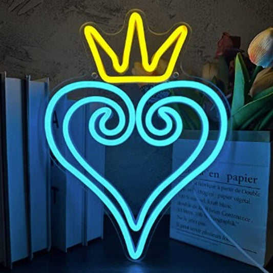Fun Vivid Bright Kingdom Hearts Crown LED Light Video Game Anime Japan Decor\