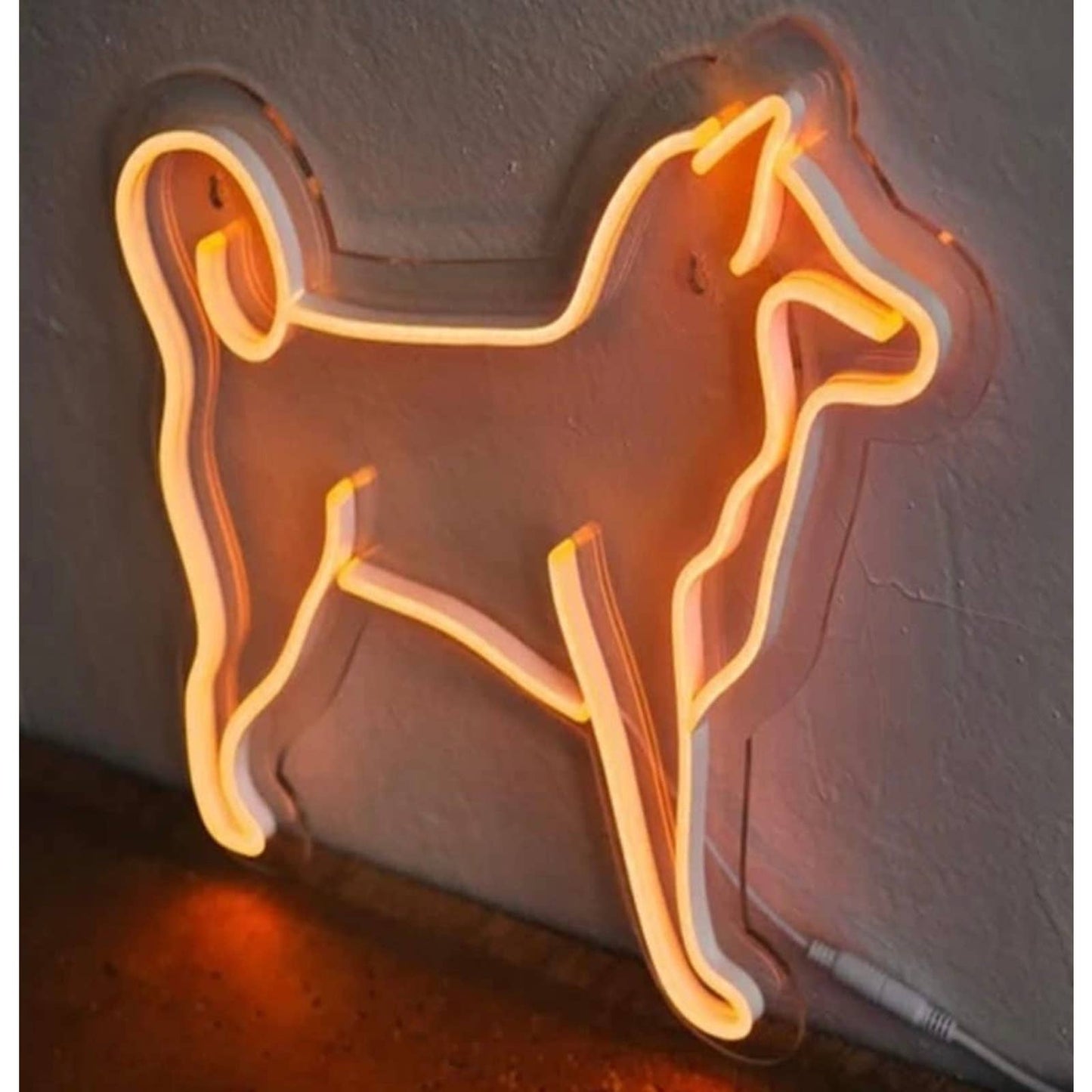 Lovely Bright Shiba Inu Puppy Dog LED Night Light Room Wall Decoration