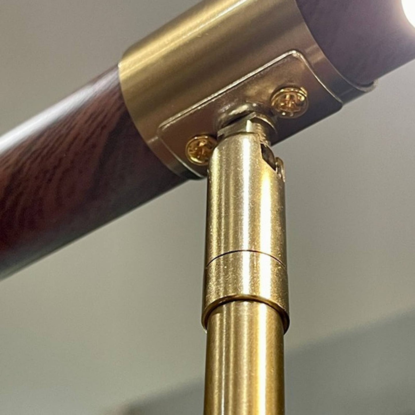 Unique Luxury Designed LED Touch Warm and Cool Light Faux Wood Lamp