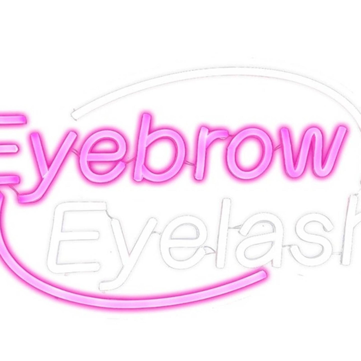 Vivid Bright Eyebrow Eyelash LED Night Light Spa Salon Room Wall Decor