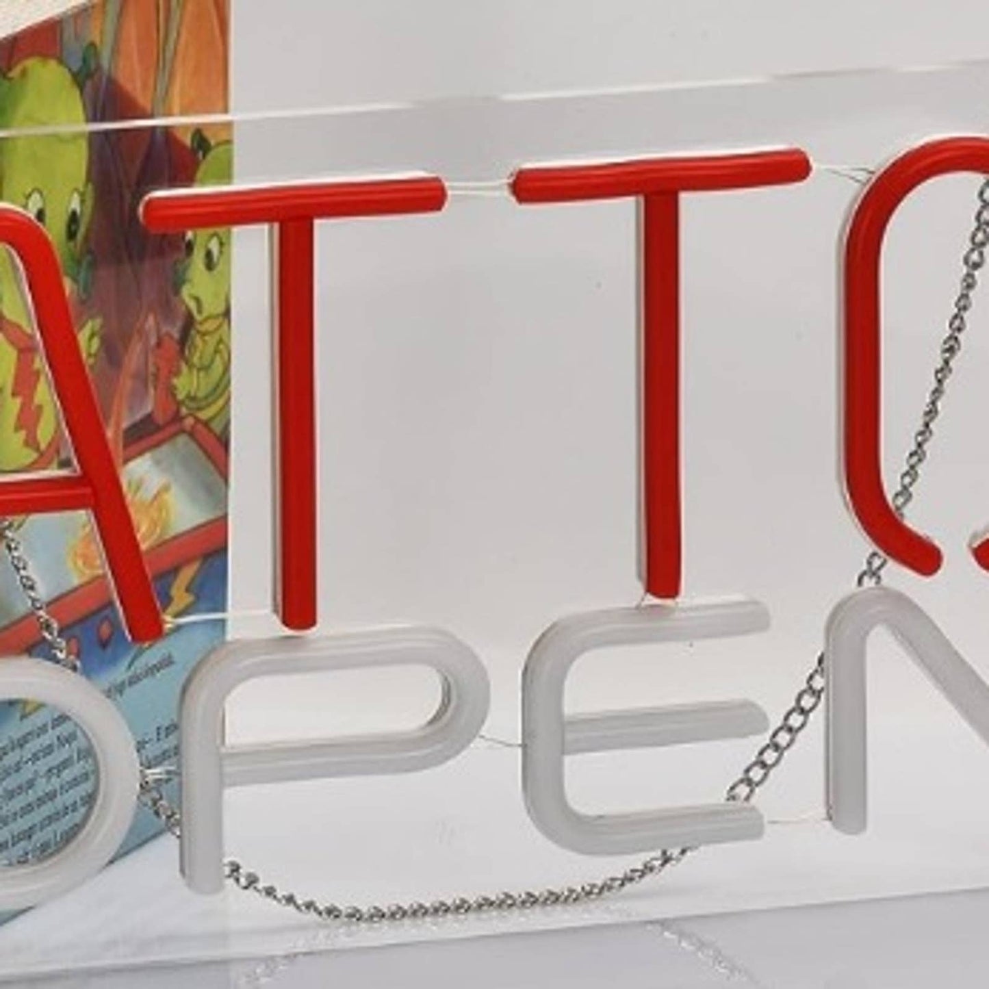 Bright Red/White Tattoo Open LED Light Business Store Shop Sign Decor