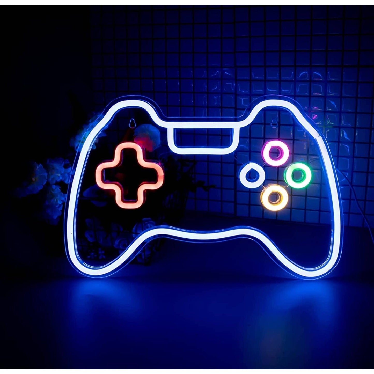 Fun Bright Colorful Playstation Xbox Game Controller LED Light Game Room Decor