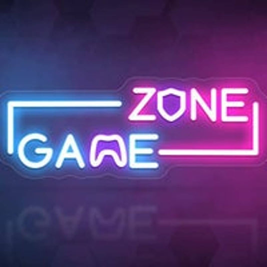Lovely Bright Colorful Game Room Zone LED Night Light Room Wall Decoraiton