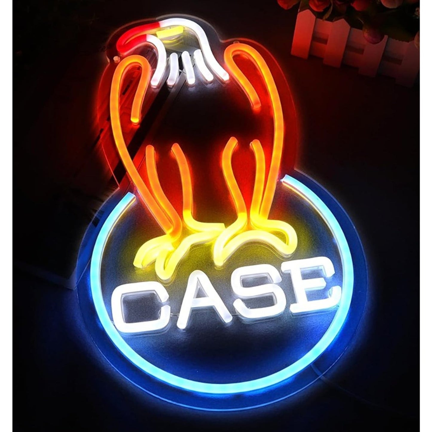 Vivid Bright Case Eagle Logo Machinery Company LED Night Light Wall Decor
