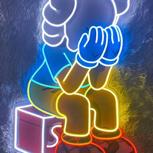 Vivid Bright Colorful Weeping KAW LED Night Light Room Wall Hype Decor