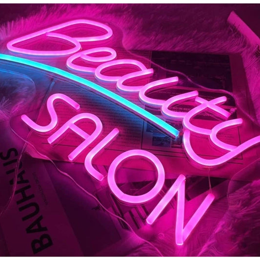 Lovely Vivid Pink Beauty Salon LED Night Light Business Spa Sign Wall Decor