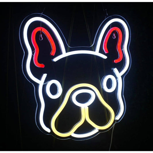 Bright Quality Adorable Frenchie Bulldog Frenchie LED Night Light Room Wall Deco