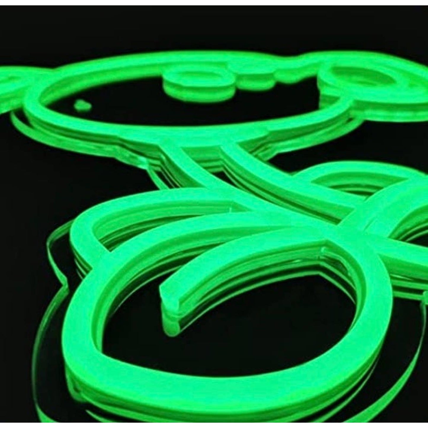 Fun Bright Green Plants Vs. Zombies Pea Shooter LED Night Light Room Wall Decor