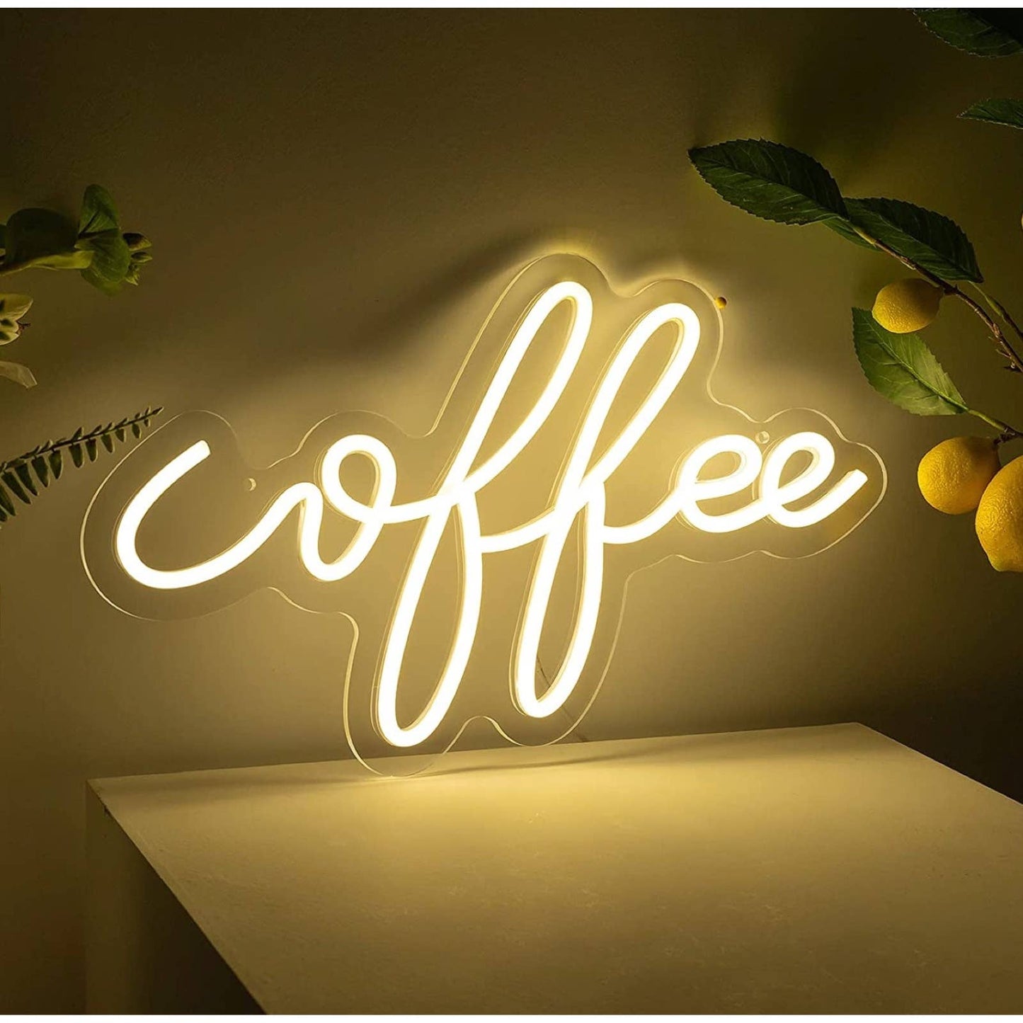 Simple Lovely Bright “coffee” LED Night Light Kitchen Decoration