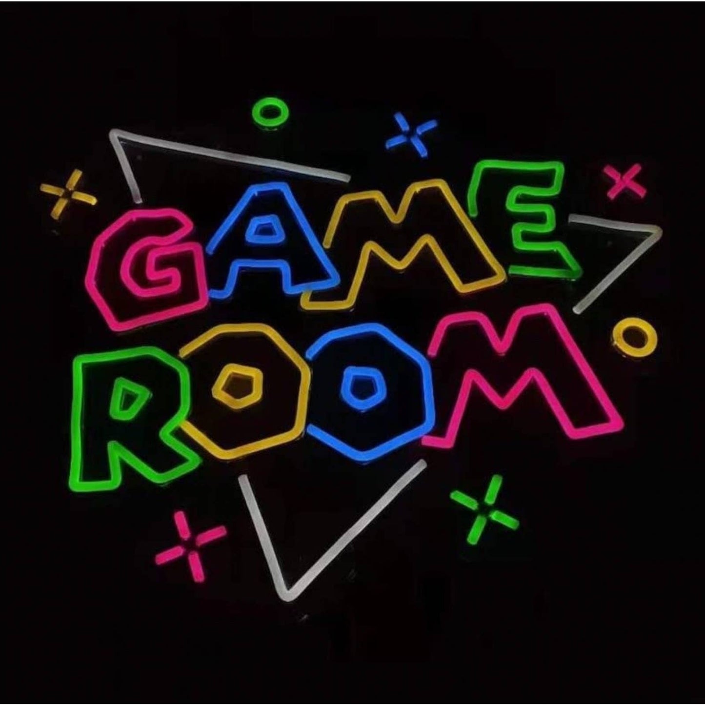 Super Mario Inspired Game Room LED Light Sign Wall Decoration