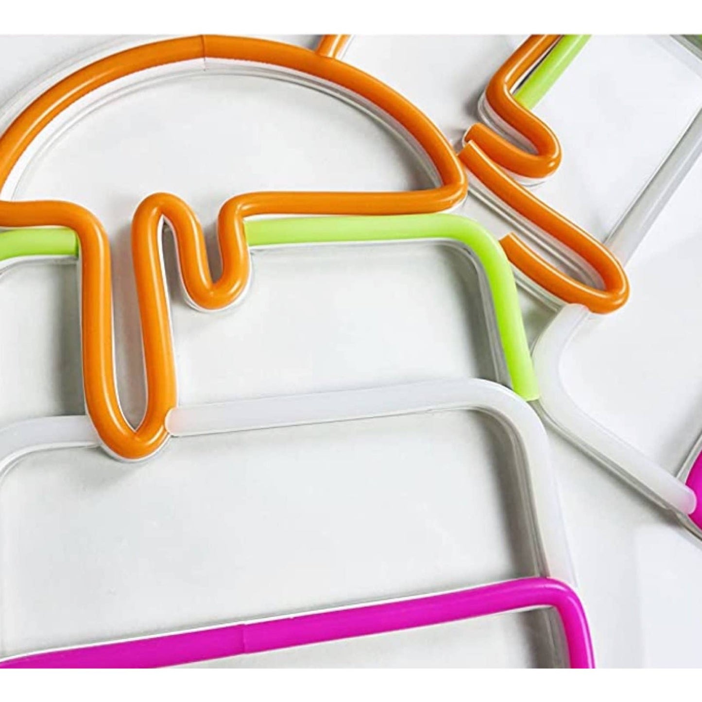 Tasty Bright Rainbow Sweet Ice Cream Popsicles LED Night Light Room Wall Decor