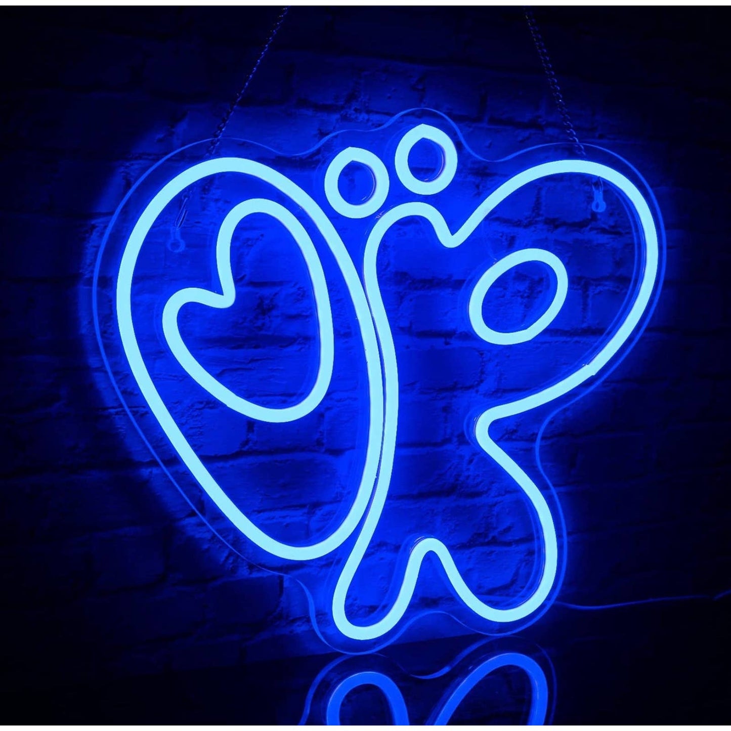 Fun Bright Blue Snail LED Night Light Room Wall Decoration