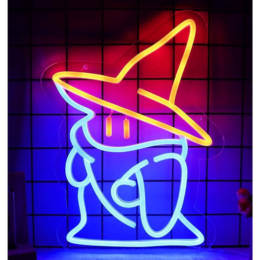 Fun Bright Colorful Final Fantasy Magic Wizard Mage LED Night Light Game Decor