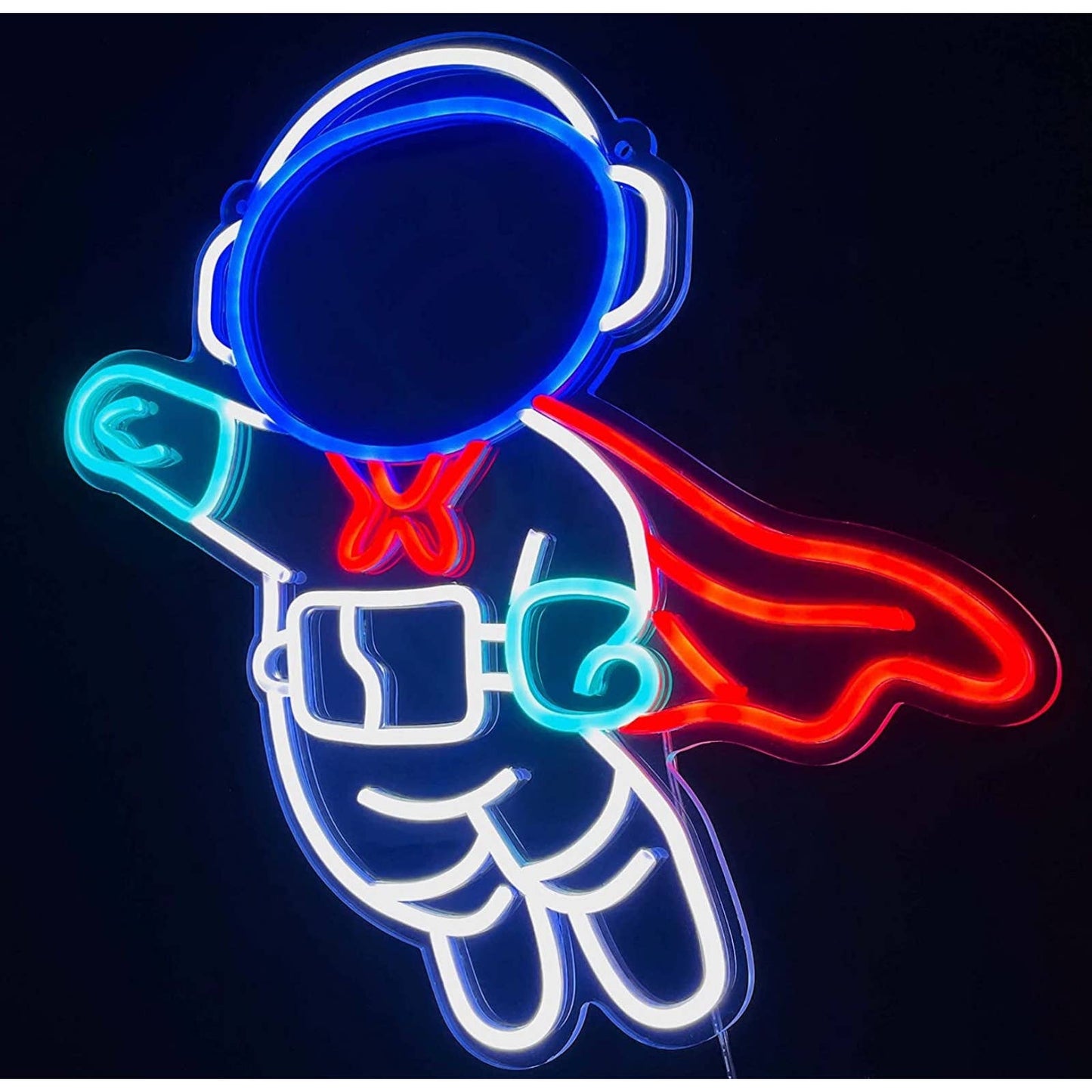 Fun Bright Cute Baby Superman Astronaut Super Hero LED Night Light Wall Decor