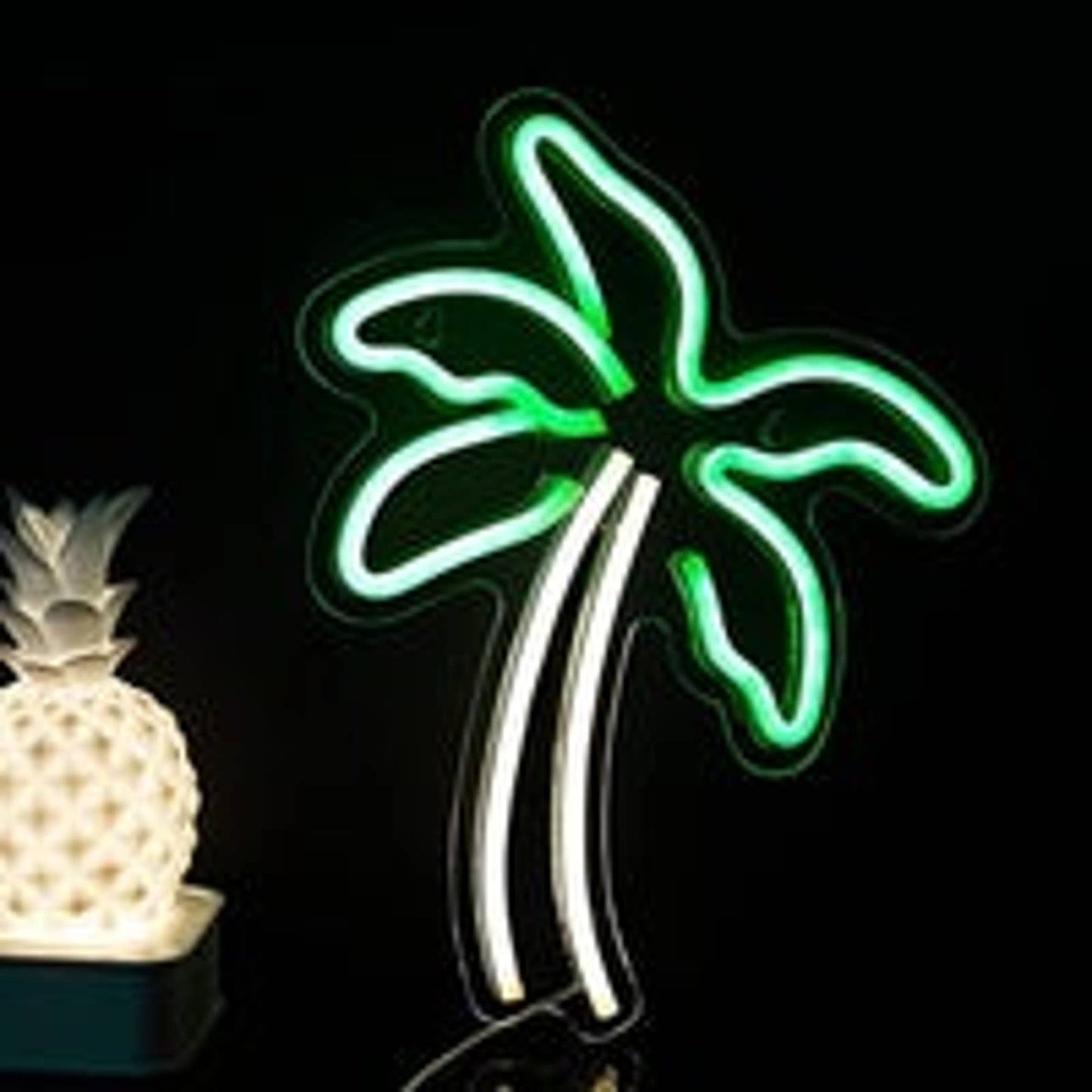 Quality Bright Coconut Palm Tree LED Night Light Room Wall Decoration
