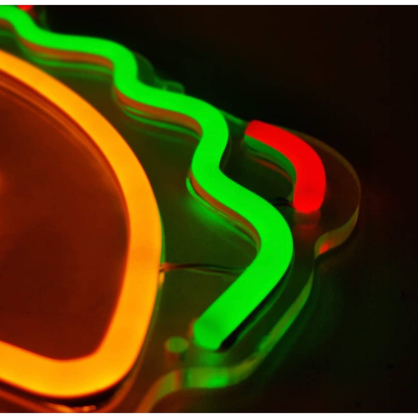 Tasty Bright Colorful Taco LED Food Light Room Wall Restaurant Decoration