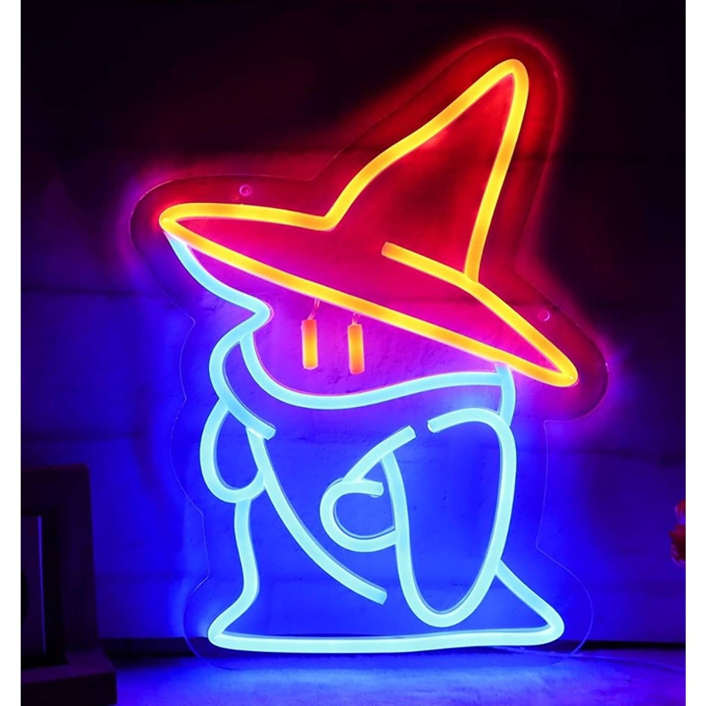 Fun Bright Colorful Final Fantasy Magic Wizard Mage LED Night Light Game Decor