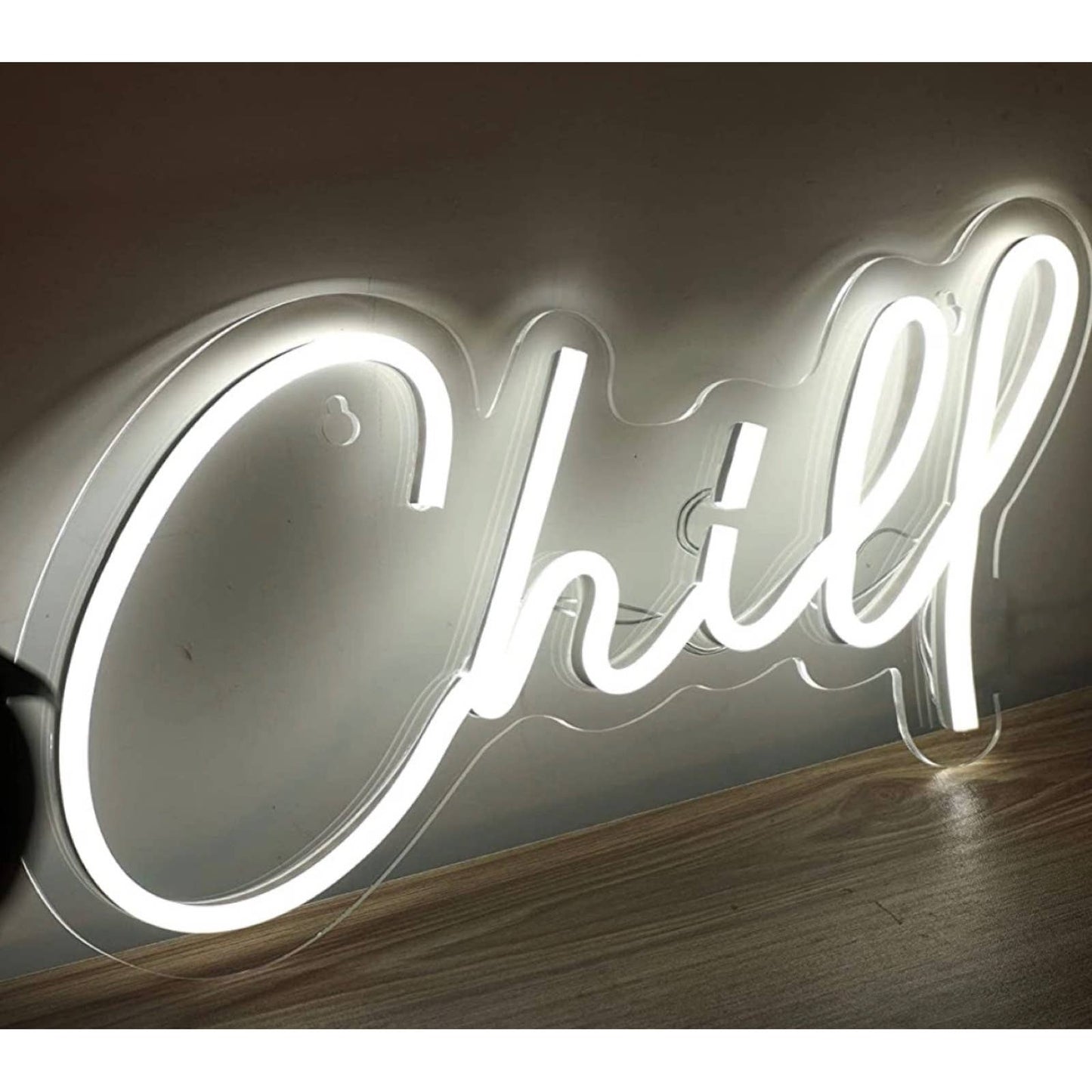 Cool Bright White “Chill” LED Night Light Room Wall Decoration