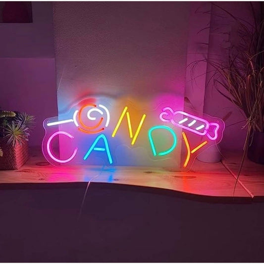 Fun Bright Vivid Colorful Candy LED Night Light Room Wall Decoration