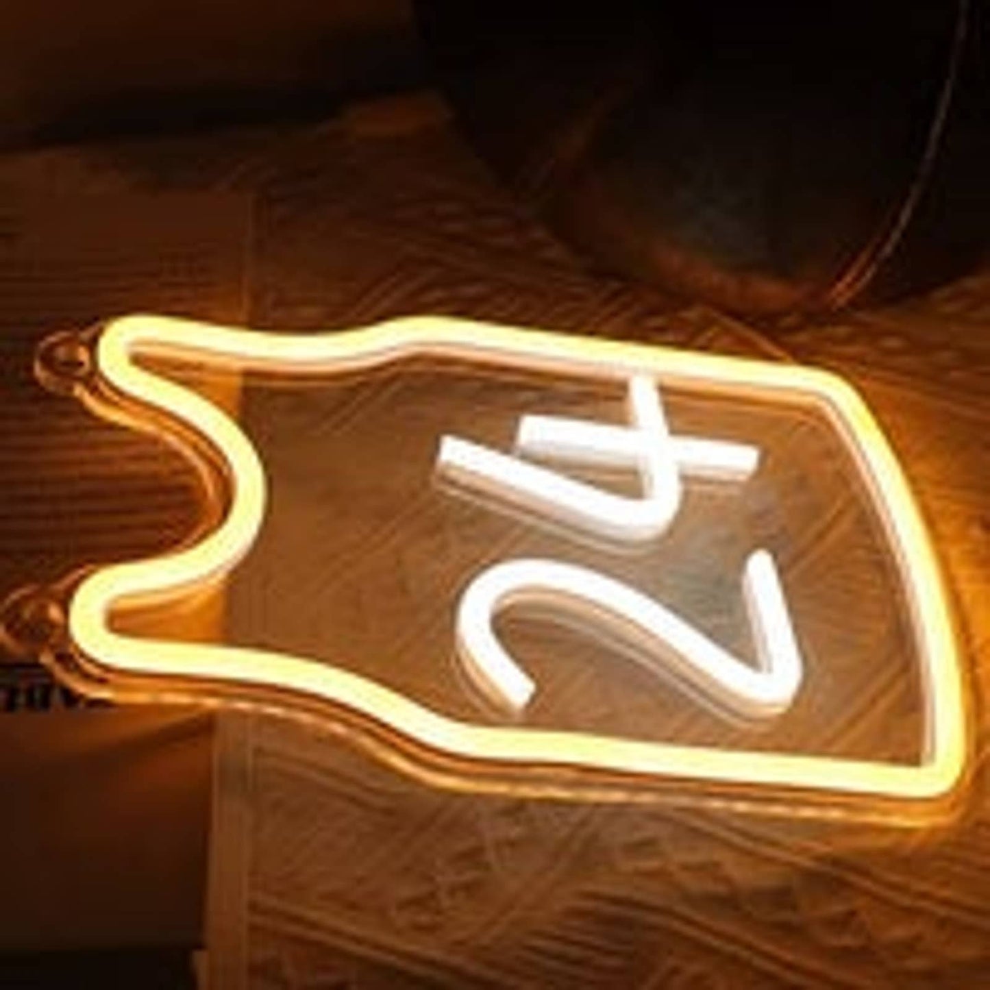 Bright Yellow 24 NBA Basketball Jersey LED Night Light Room Wall Decoration
