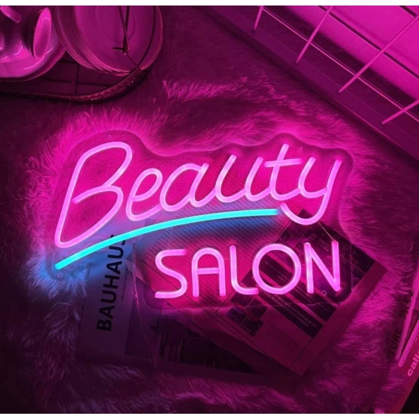 Lovely Vivid Pink Beauty Salon LED Night Light Business Spa Sign Wall Decor