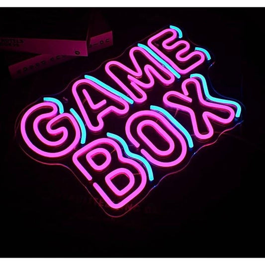 Fun Bright Colorful “Game Box” Game Room LED Night Light Arcade Room Wall Decora