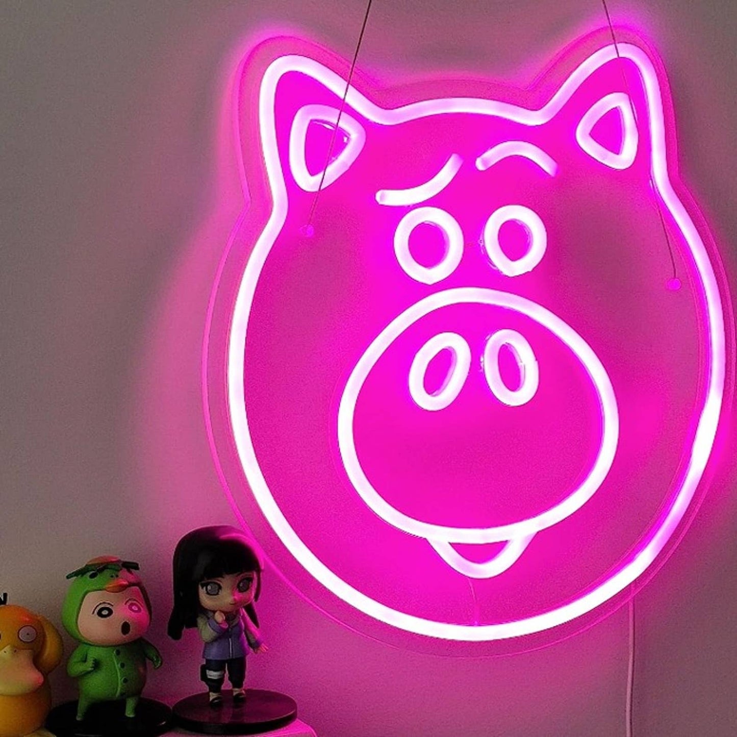 Fun Bright Pink Pig Hamm Toy Story LED Night Light Pixar Disney Decor