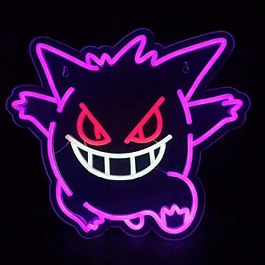Fun Bright Running Gengar Ghost Pokemon LED Night Light Anime Japan Decor