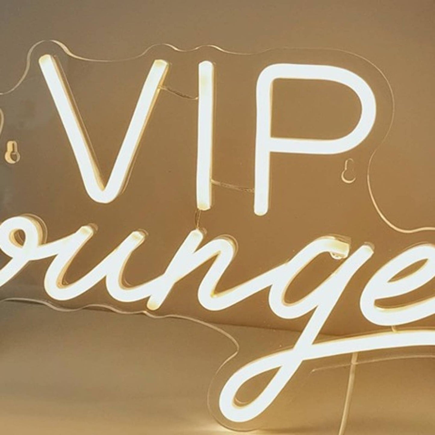 Simple Vivid Bright Warm White Modern VIP Lounge LED Night Light Bar Party Sign