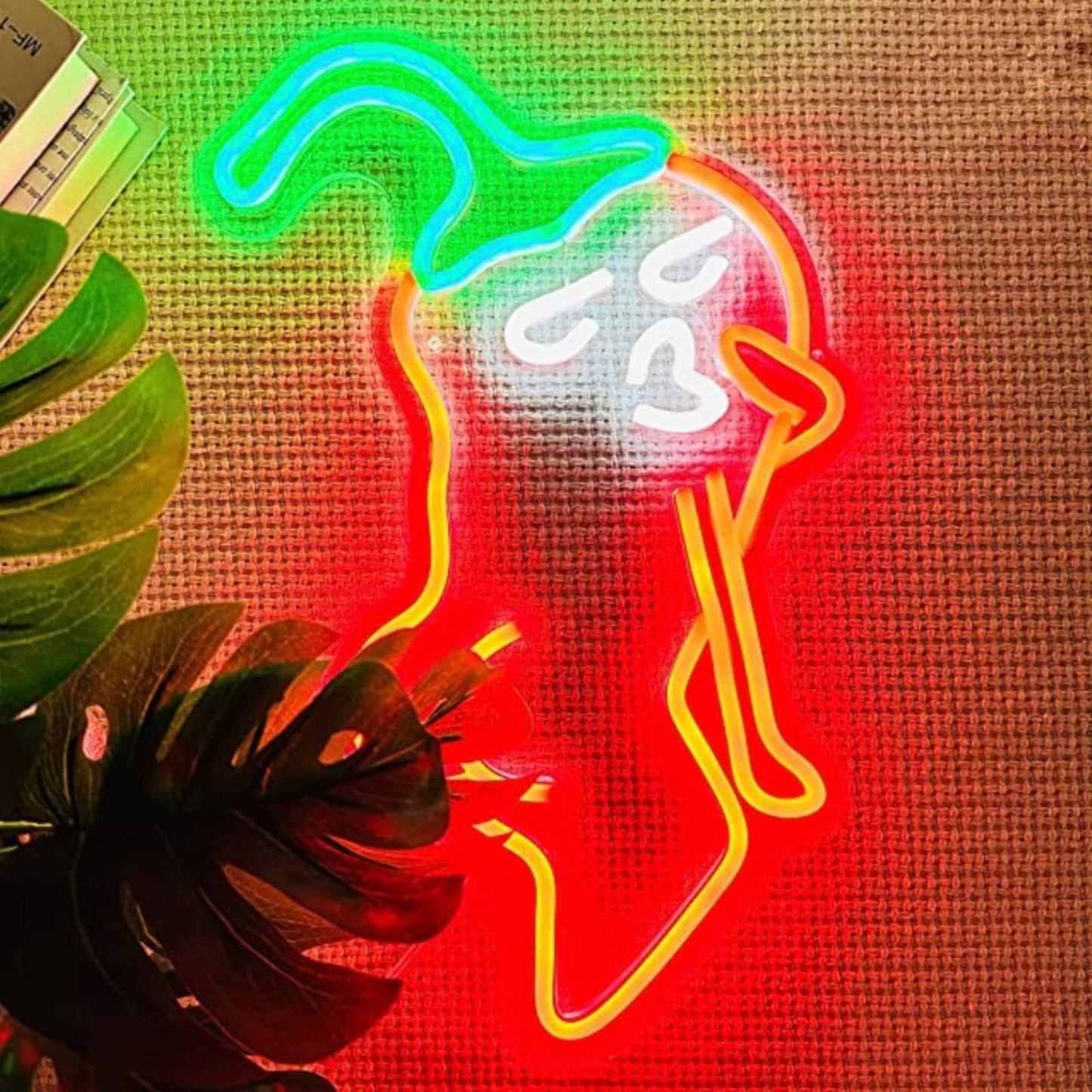 Fun Bright Hot Pepper Lady LED Night Light Room Wall Decoration