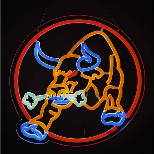 Vivid Bright Raging Bull LED Night Light Room Wall Decoration