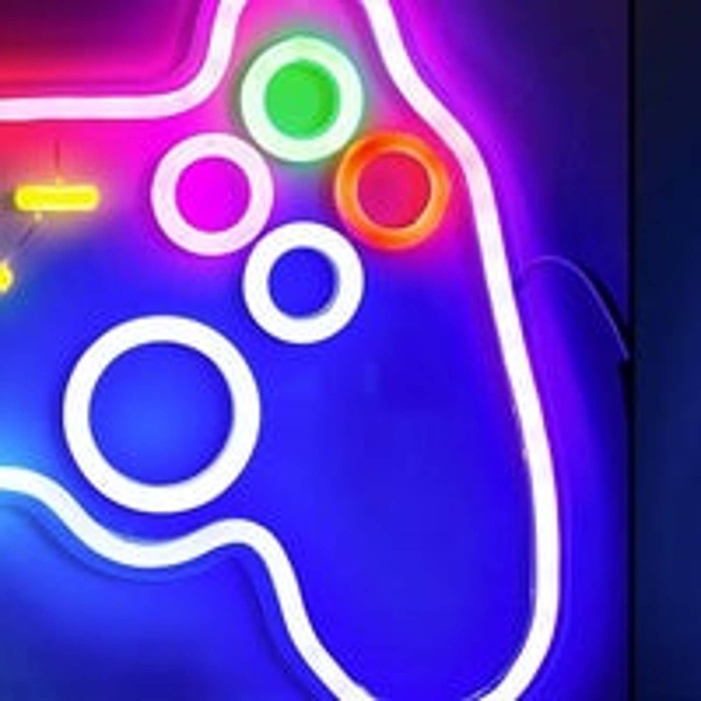 Vivid Bright Fun Colorful RGB Rainbow Game Room LED Night Light Room Wall Decor