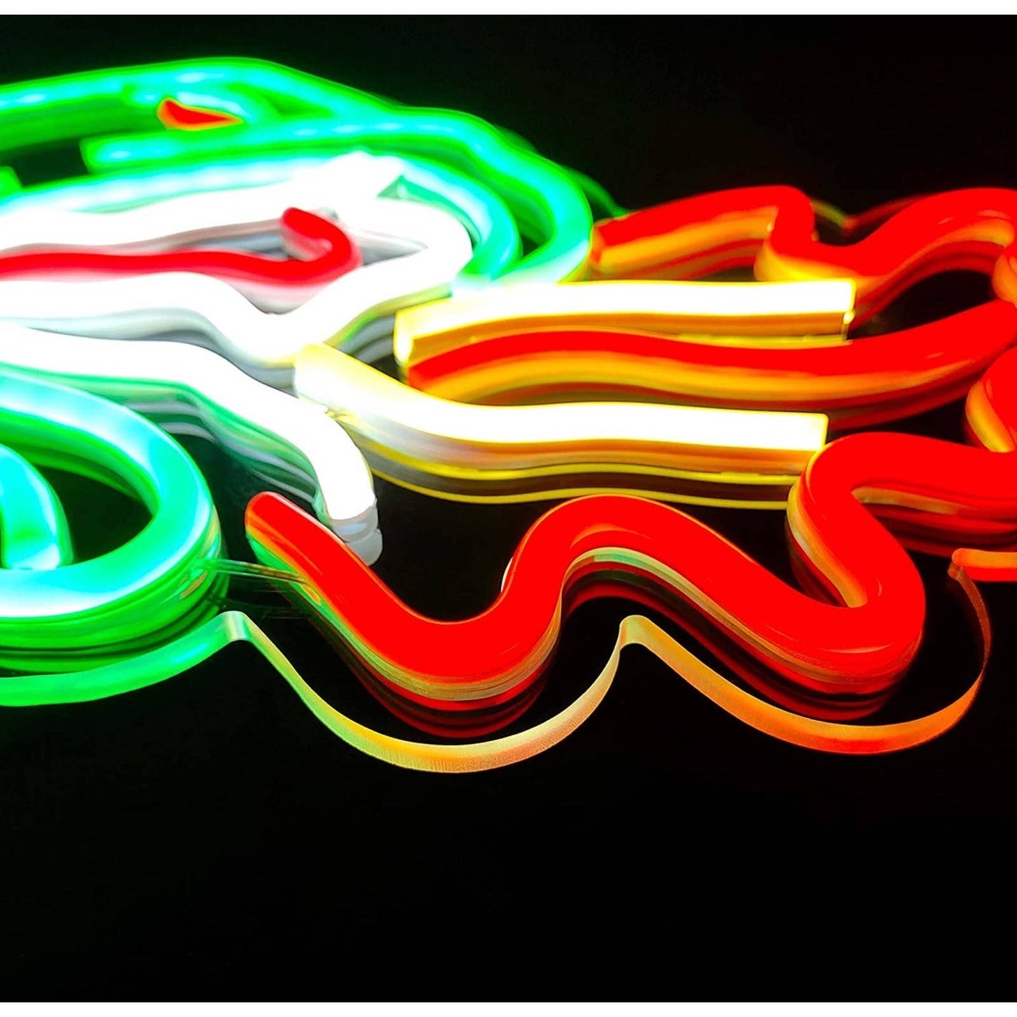 Cool Bright Colorful Godzilla Breathing Fire Dragon LED Night Light Room Wall De
