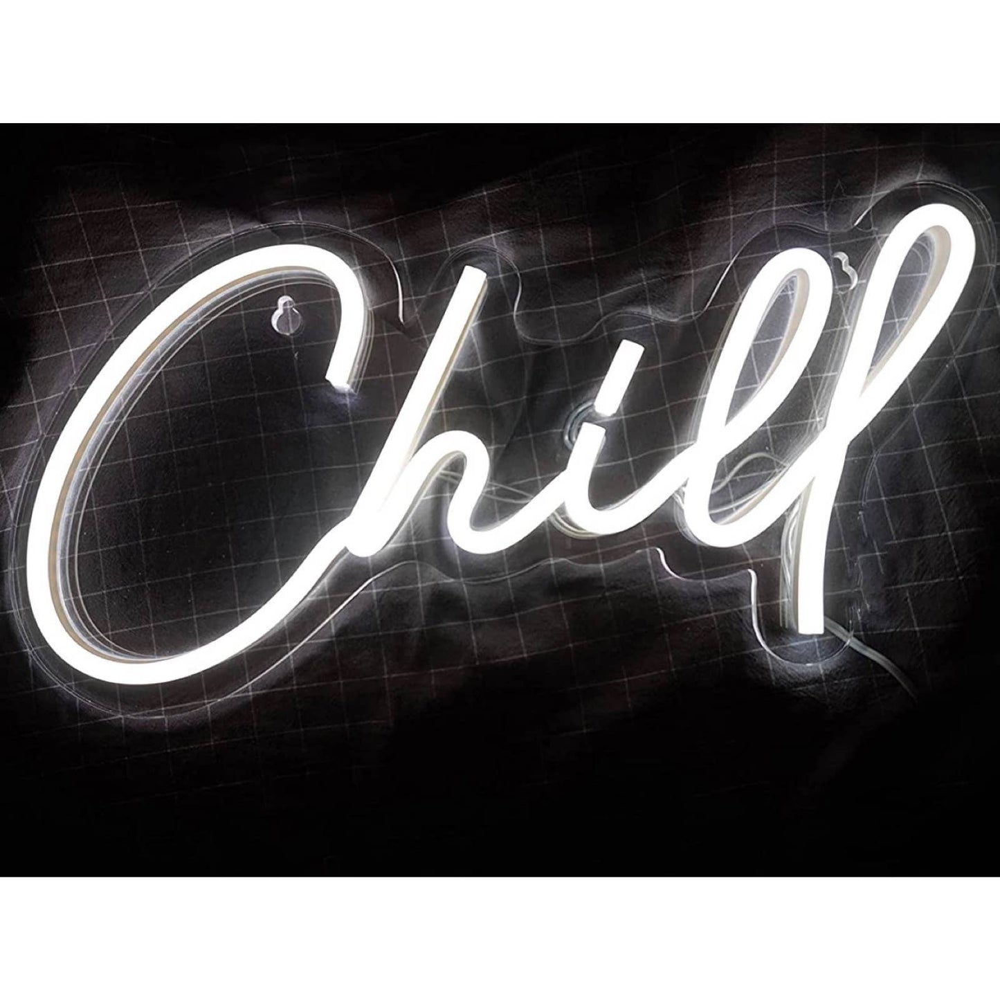 Cool Bright White “Chill” LED Night Light Room Wall Decoration