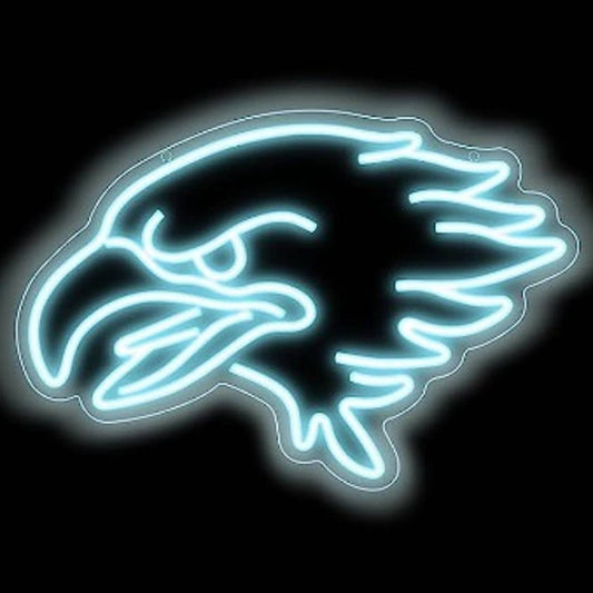 Vivid Bright Blue Bald Eagle LED Night Light Room Wall Decoration